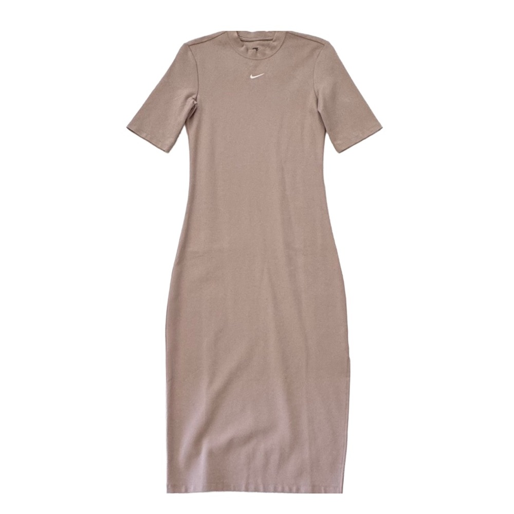 Nike Women’s Small  Midi TShirt Dress NWOT ($85) Sportswear Essential Crewneck